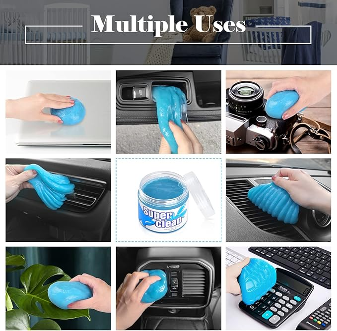 Car Cleaning Gel Car Cleaning Putty Car Putty Car Interior Cleaner Car Slime Car Detailing Kit Car Accessories Gifts